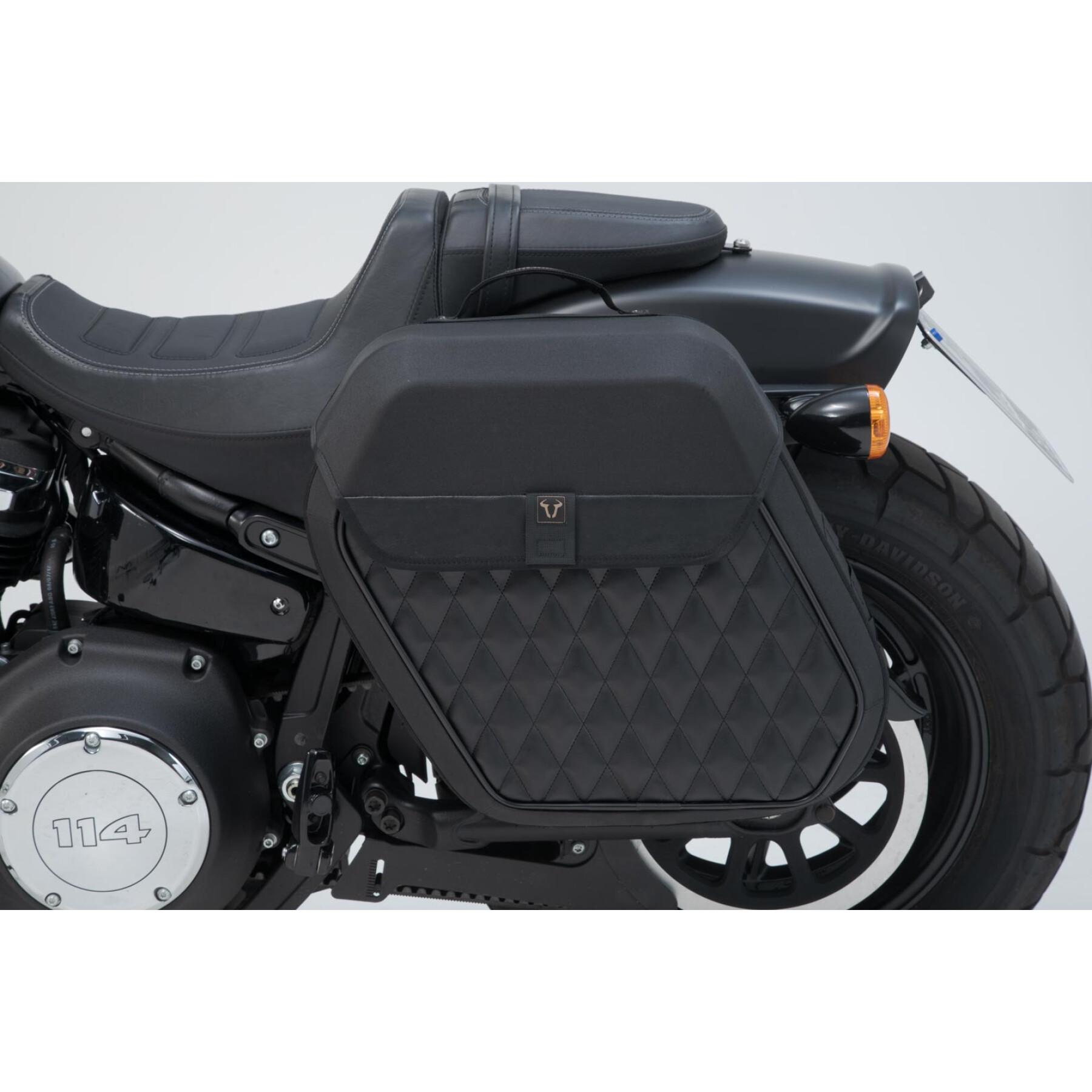 Porta borse laterali per moto lh legend gear SW-Motech Harley-Davidson Softail Fat Bob (17-).
