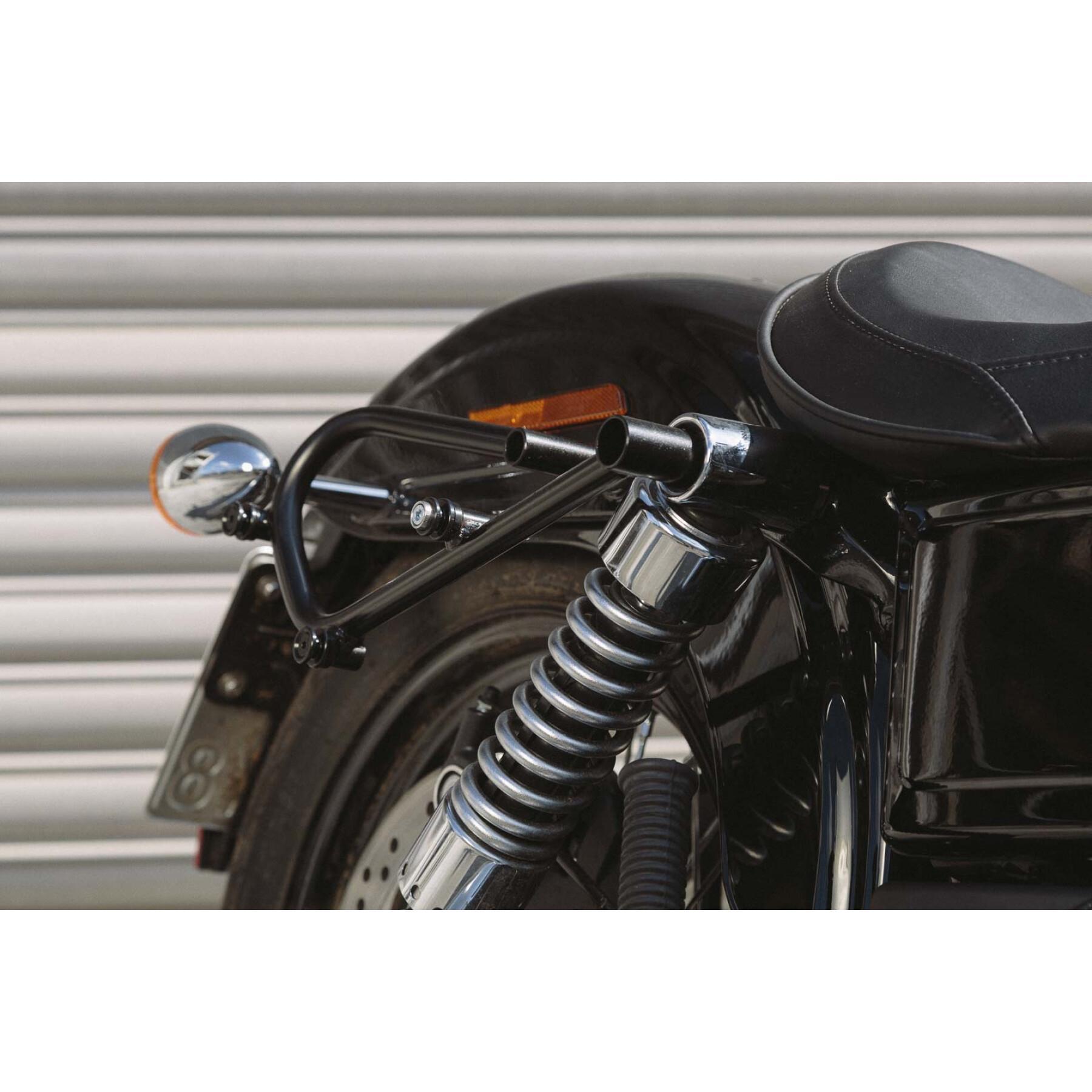 Porta borse laterali per moto slc SW-Motech Harley Dyna modèles (09-17).