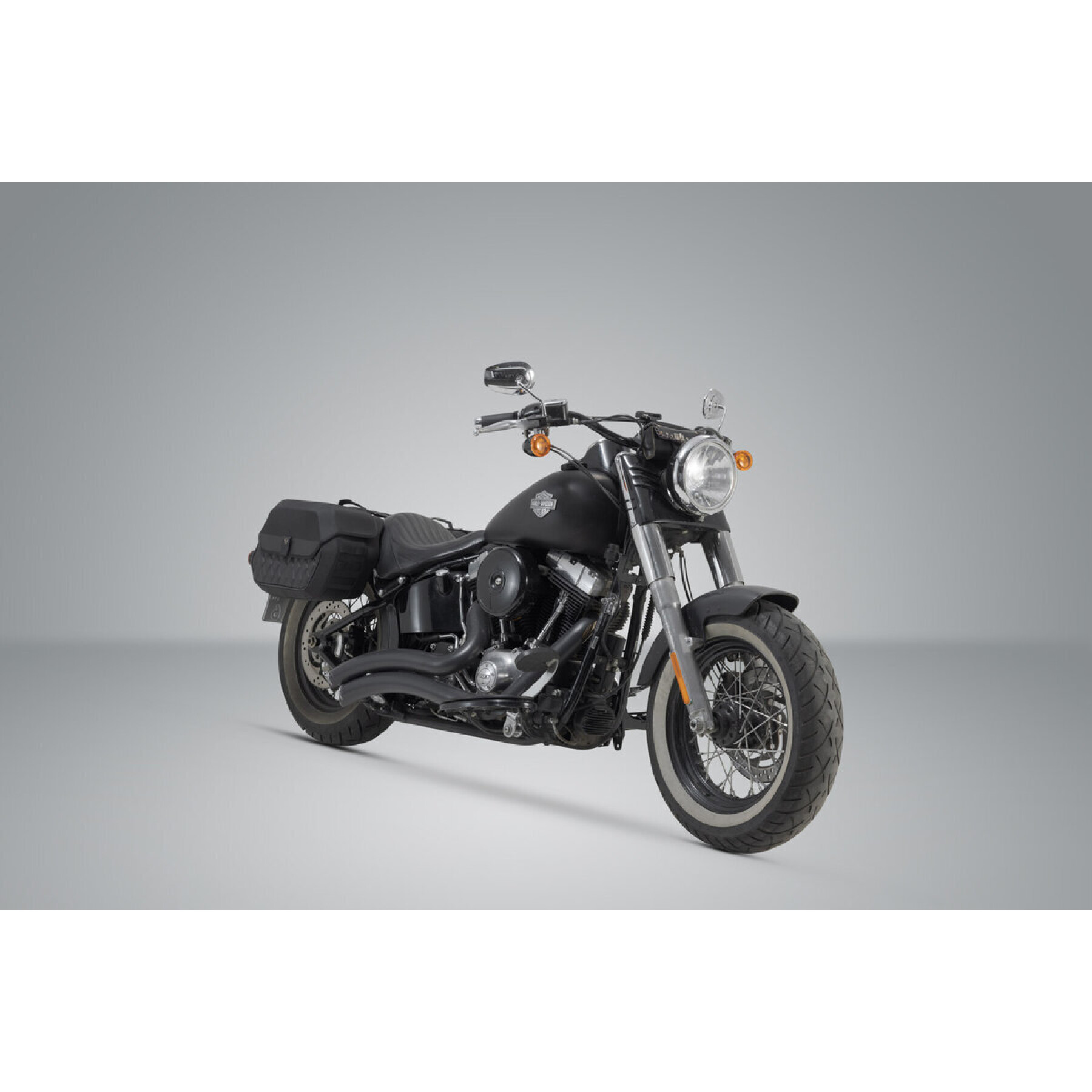 Supporto per il carter laterale della moto SW-Motech SLH LH1 Harley-Davidson Softail Slim