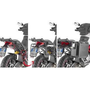 Supporto per valigie laterali per moto Givi Pl One Fit Givi Monokey Cam-Side Ducati Multistrada 950 S (19 À 20)